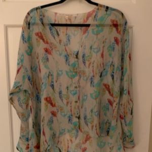 Rachel Roy Printed Blouse